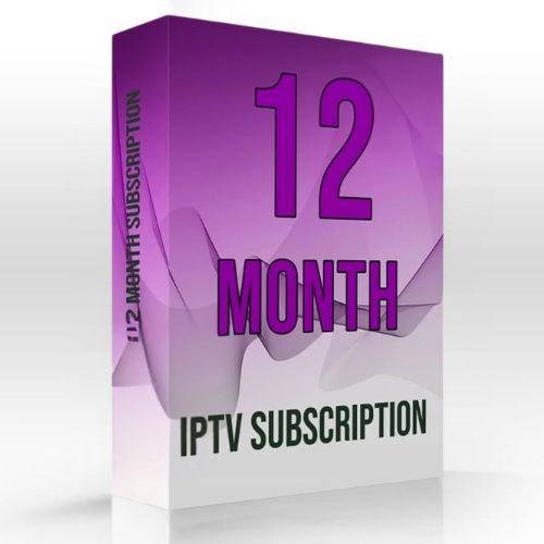 12-Month Subscription 1 VIP IPTV 12-Month Subscription
